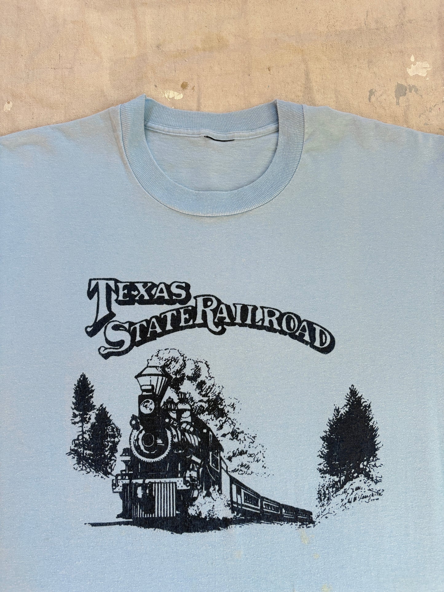 Vintage 80s Texas State Railroad Tee