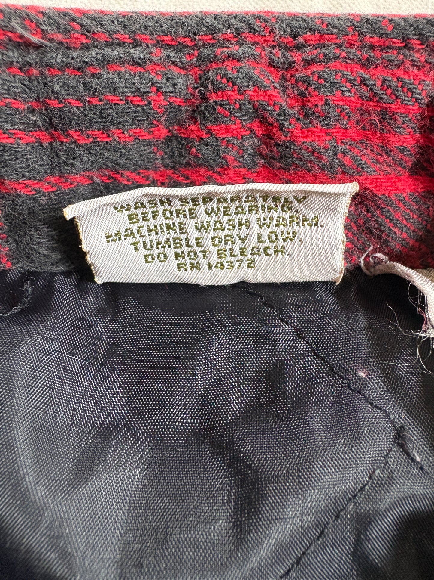 Vintage 90s Five Brother Pearl Snap Quilted Flannel Shirt