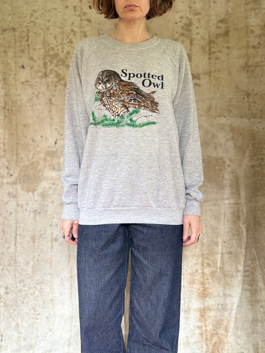 80s Spotted Owl Sweatshirt
