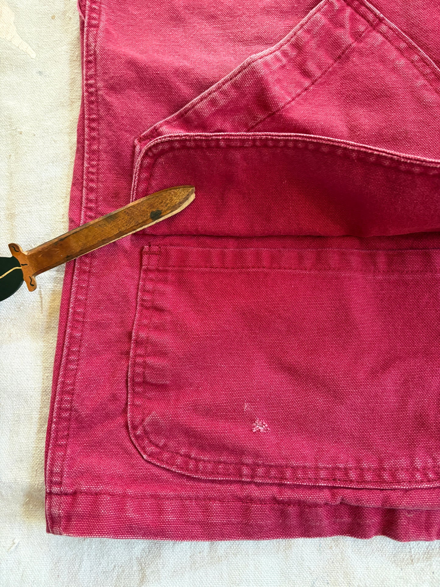 Vintage LL Bean Faded Magenta Barn Coat