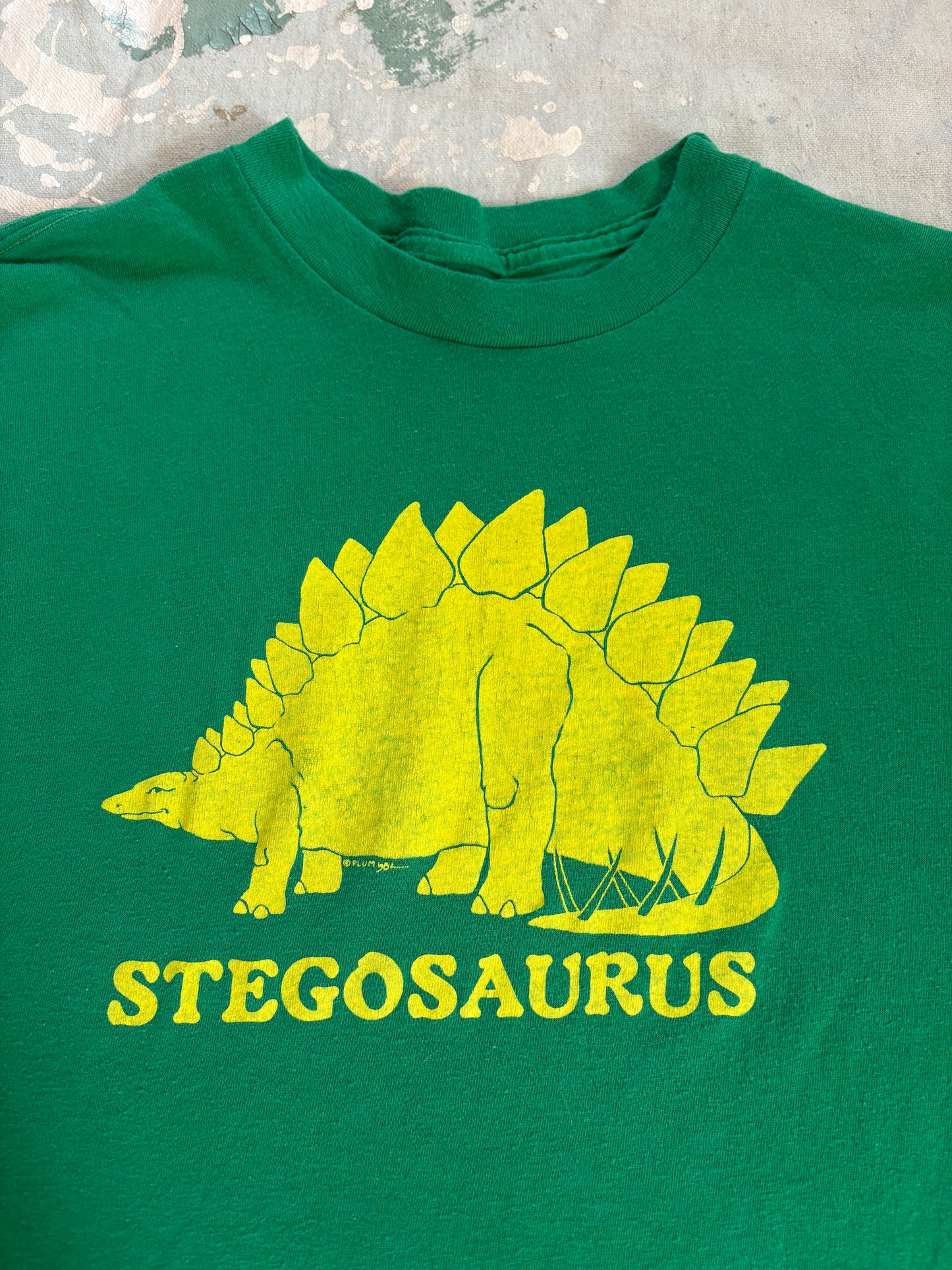80s Stegosaurus Dinosaur Tee