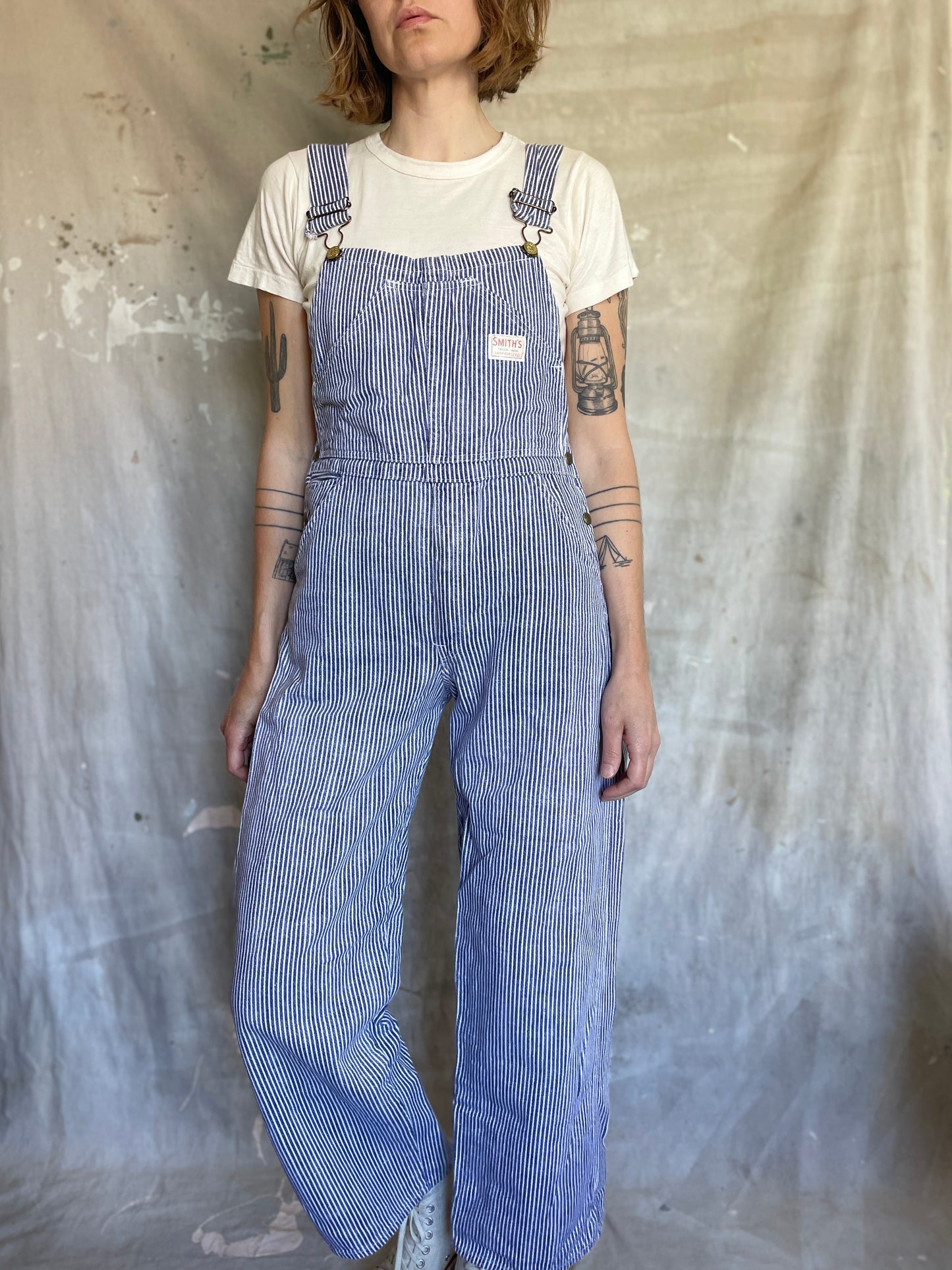 70s Smith’s Sanforized Hickory Stripe Overalls