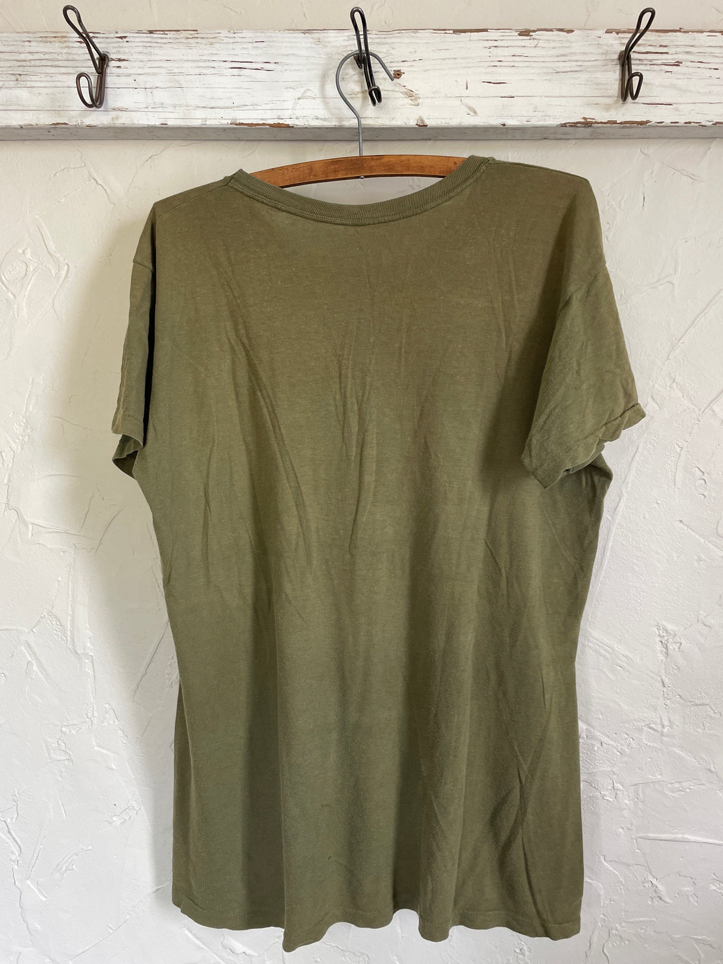 70s Blank Army Green Tee