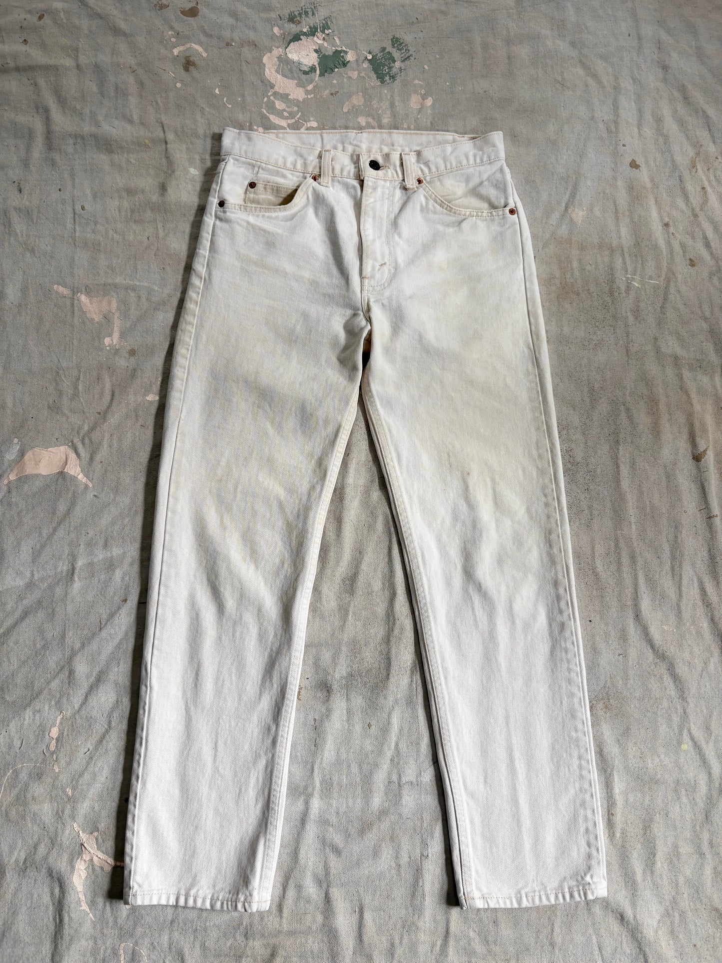 Vintage 80s Ecru Levi’s 505 Jeans