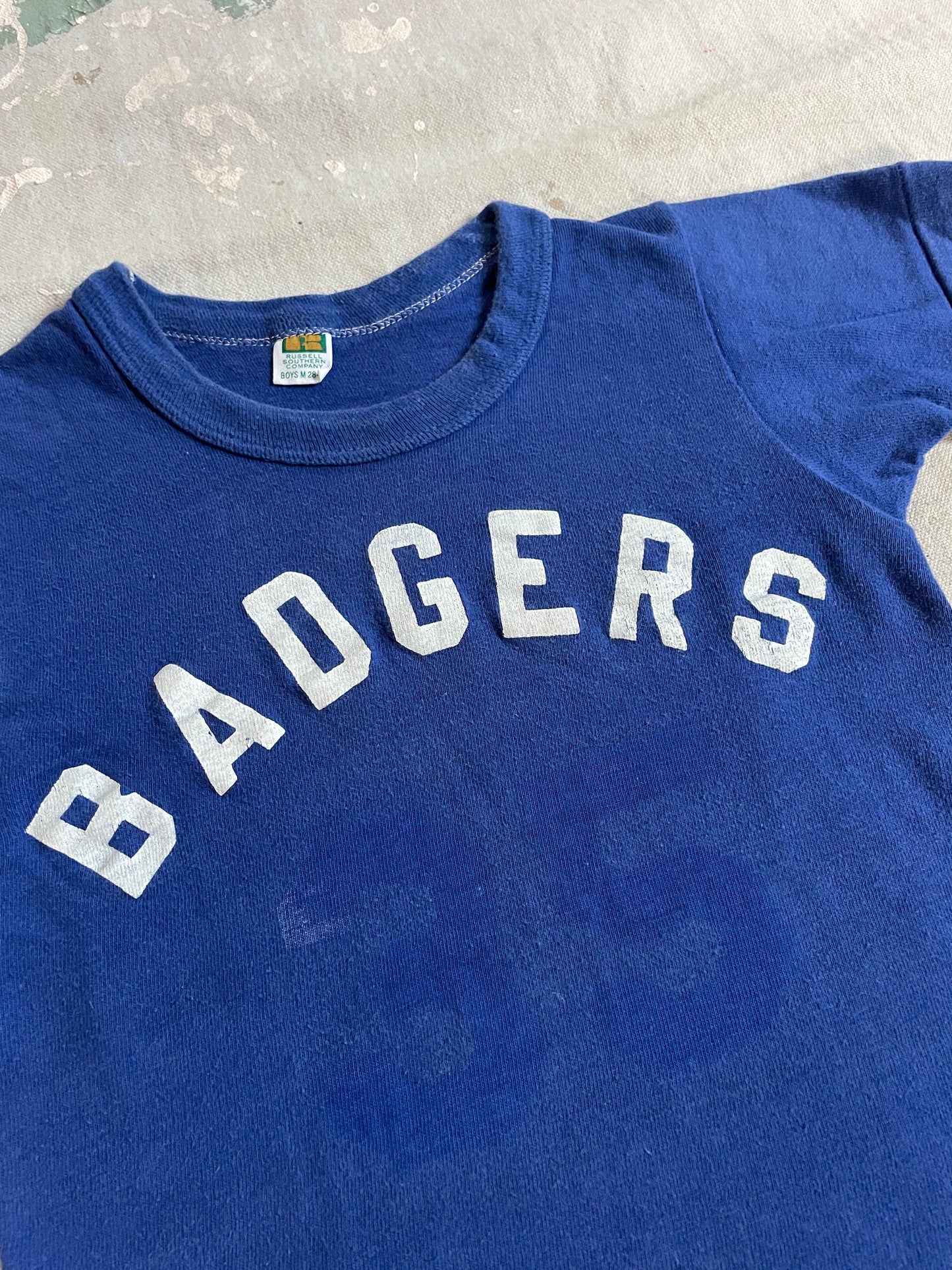 60s Russell Southern Co. Badgers Tee