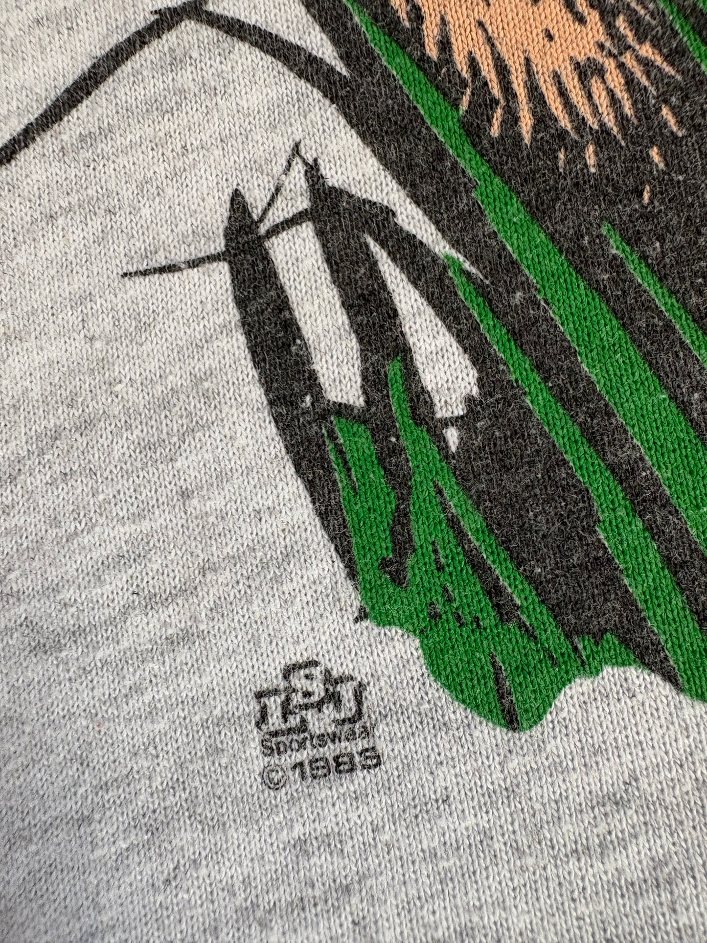 80s Front And Back Pig Tee