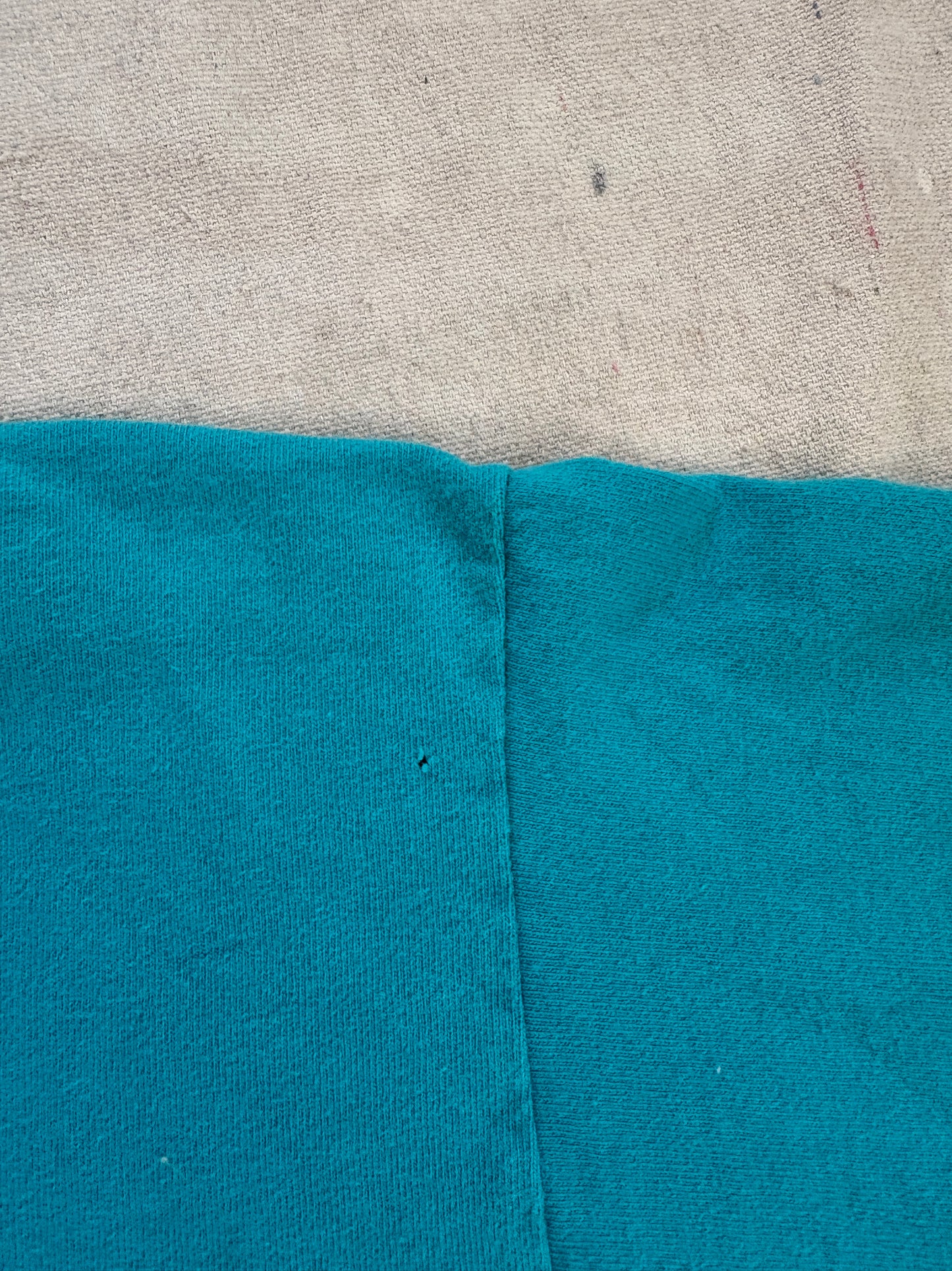 Vintage 90s BVD Blank Teal Pocket Tee