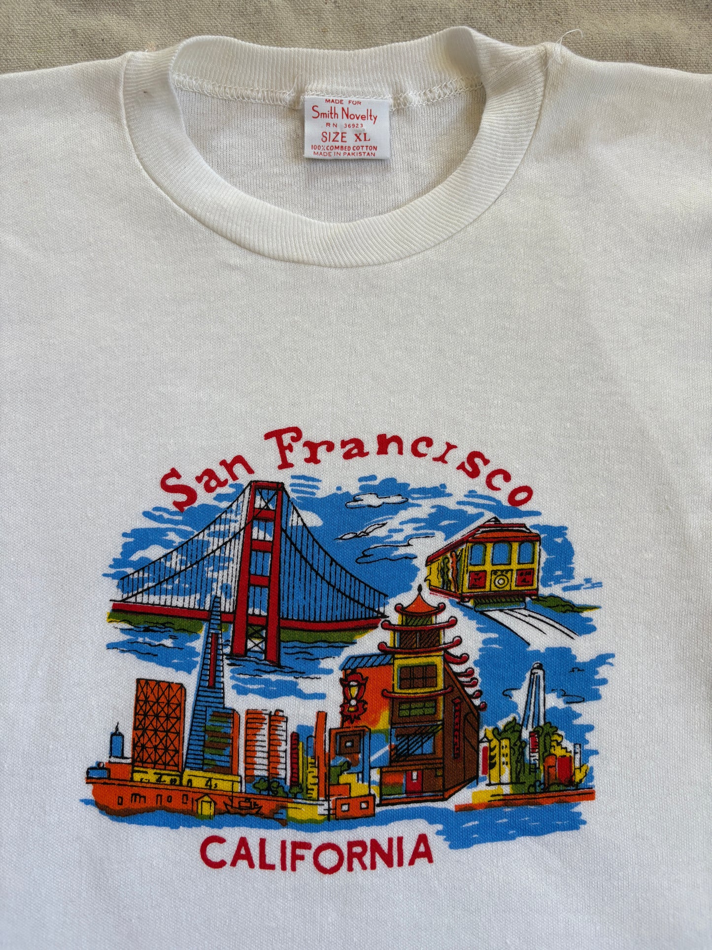 Vintage 70s San Francisco Baby Tee