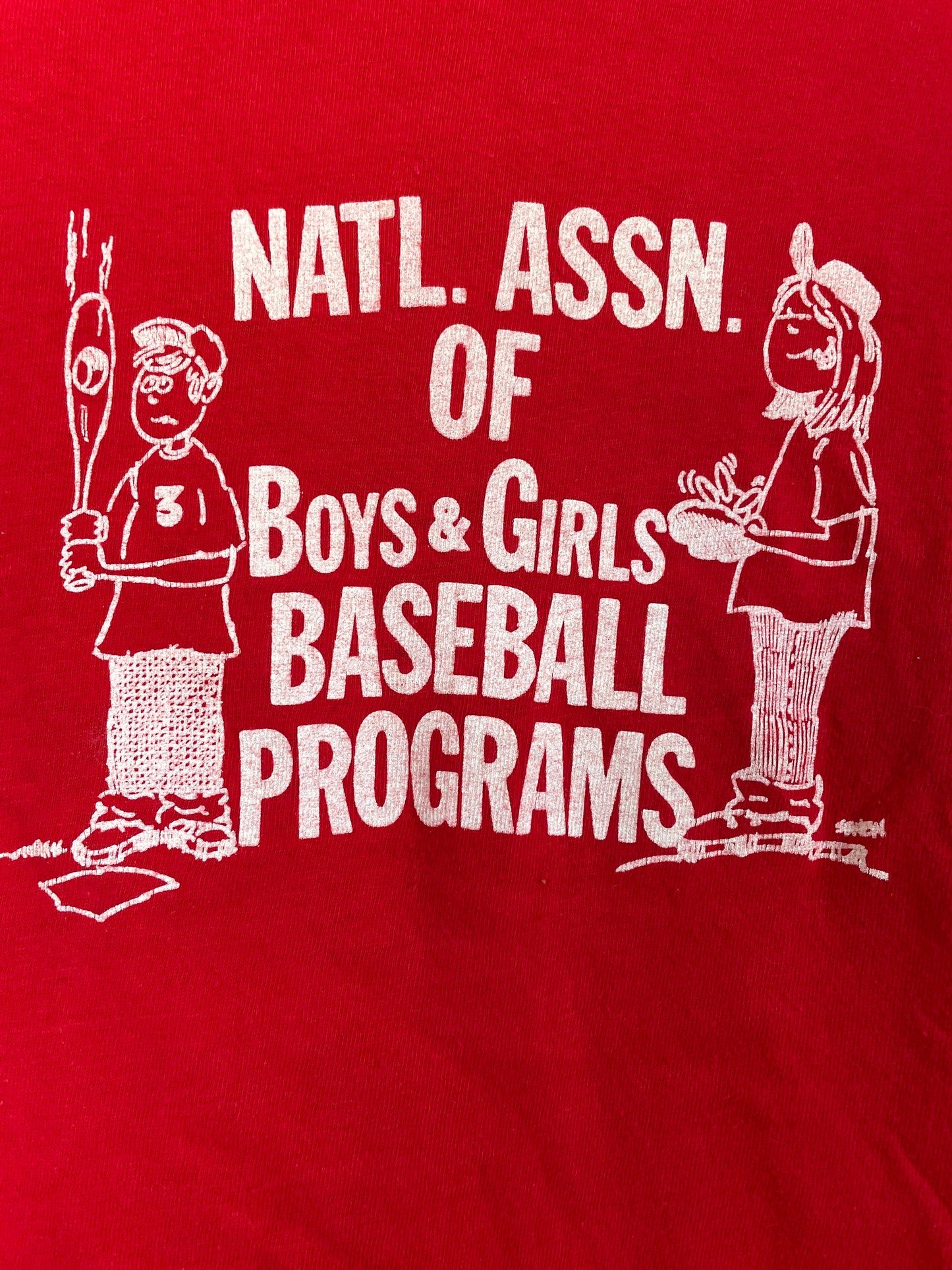70s Natl. Assn. Of Boys & Girls Baseball Programs Tee