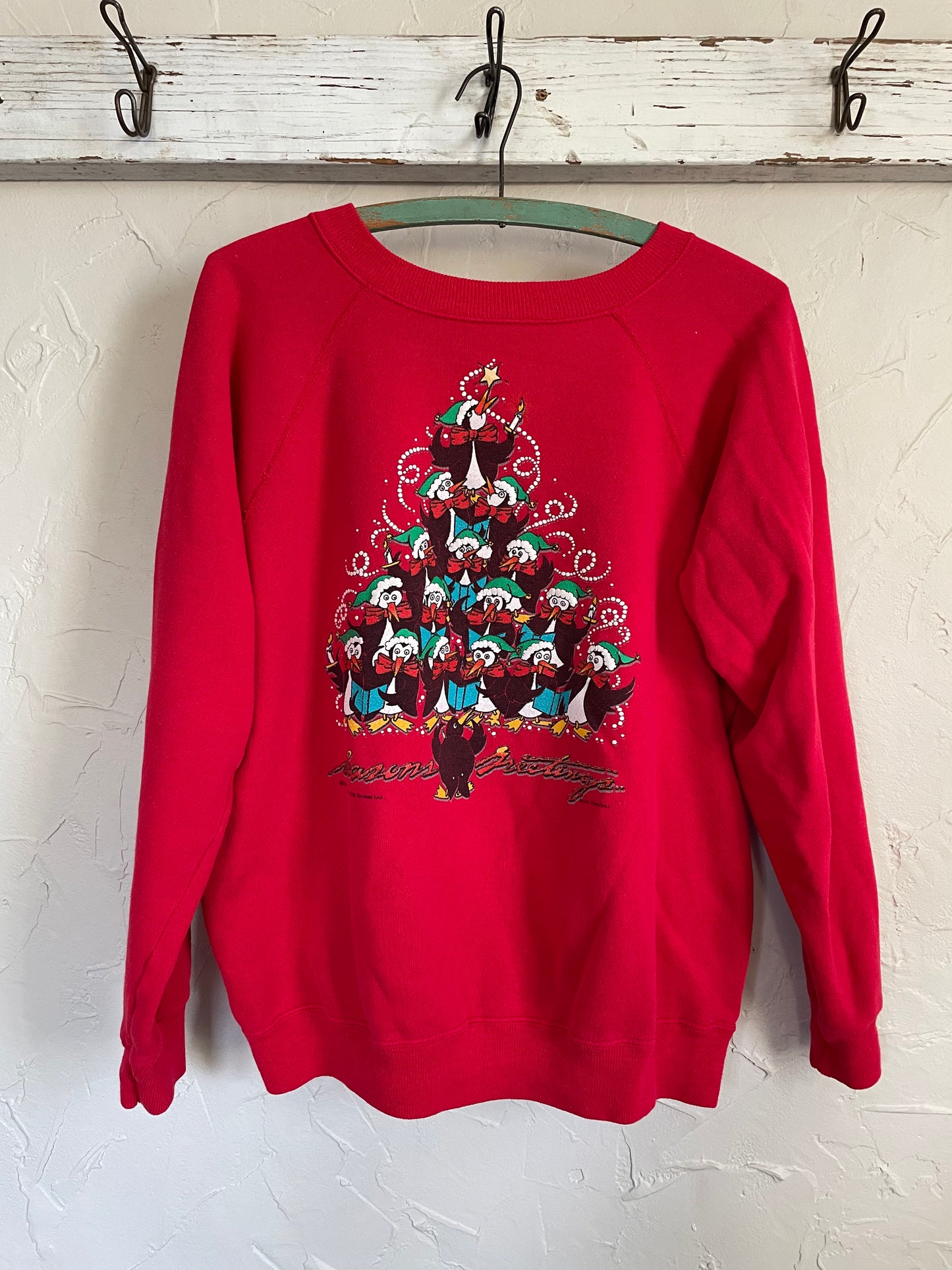 90s Seasons Greetings Holiday Sweatshirt