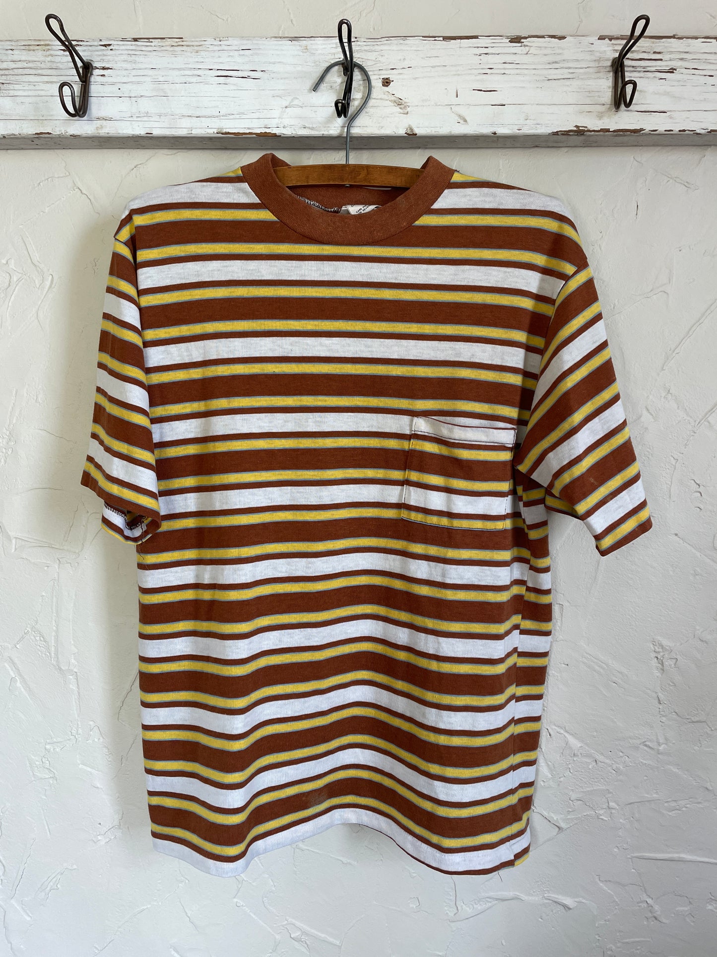 70s Striped Pocket Tee