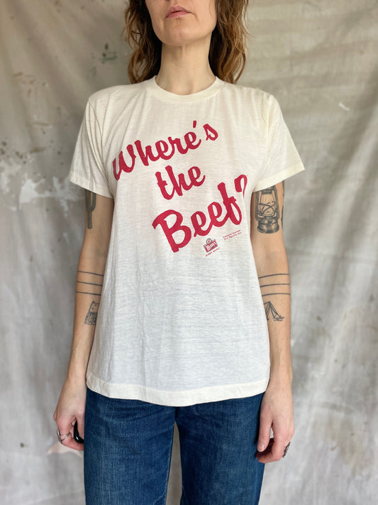 80s “Where’s The Beef” Wendy’s Tee