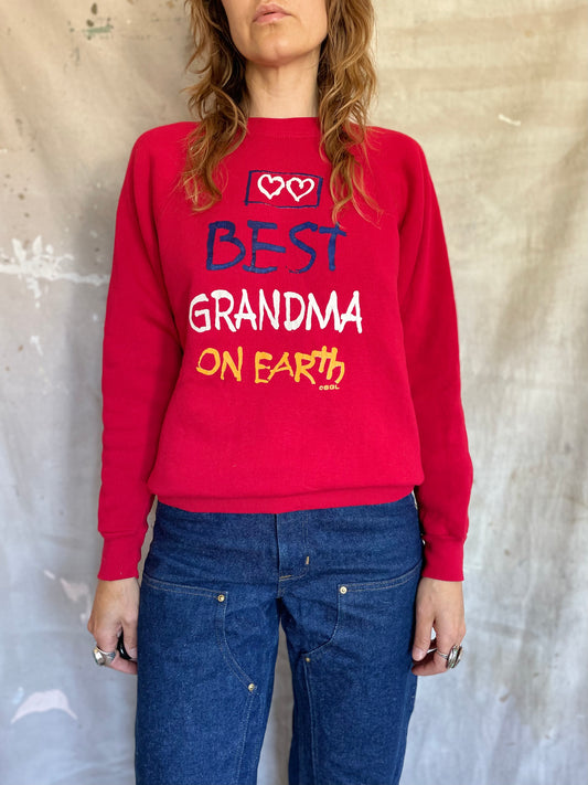 80s Best Grandma On Earth Sweatshirt