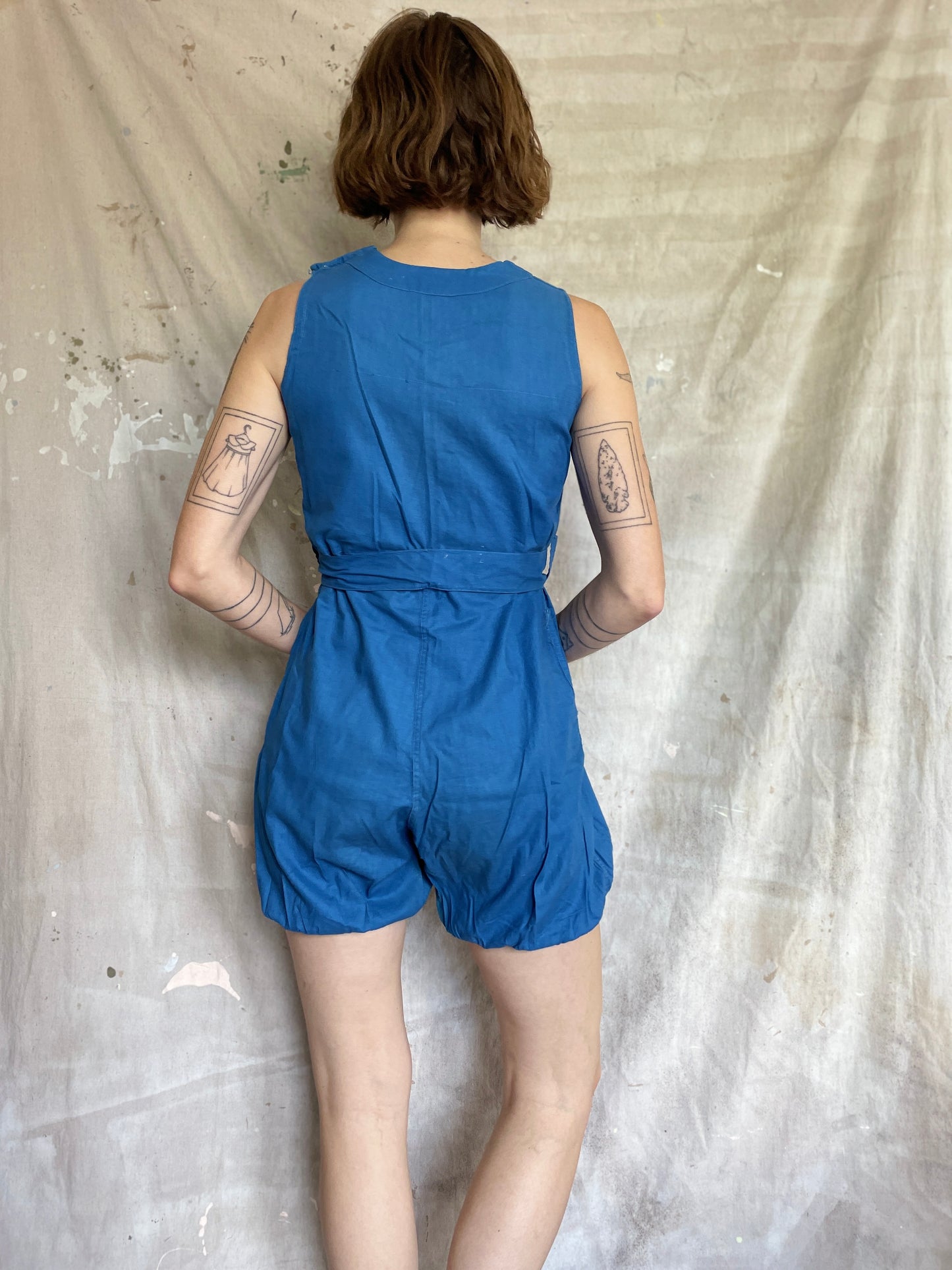 40s Gym Uniform Romper