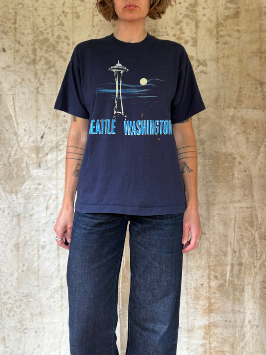 Vintage 80s Seattle Washington Space Needle Tee