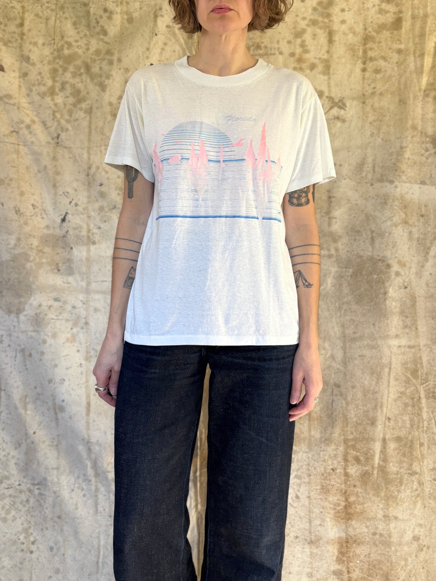Vintage 80s Florida Sailboat Tee