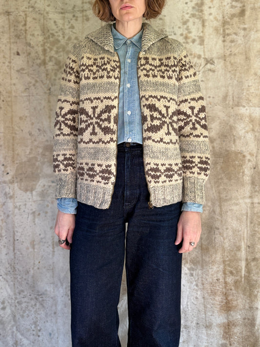 60s Cowichan Style Sweater