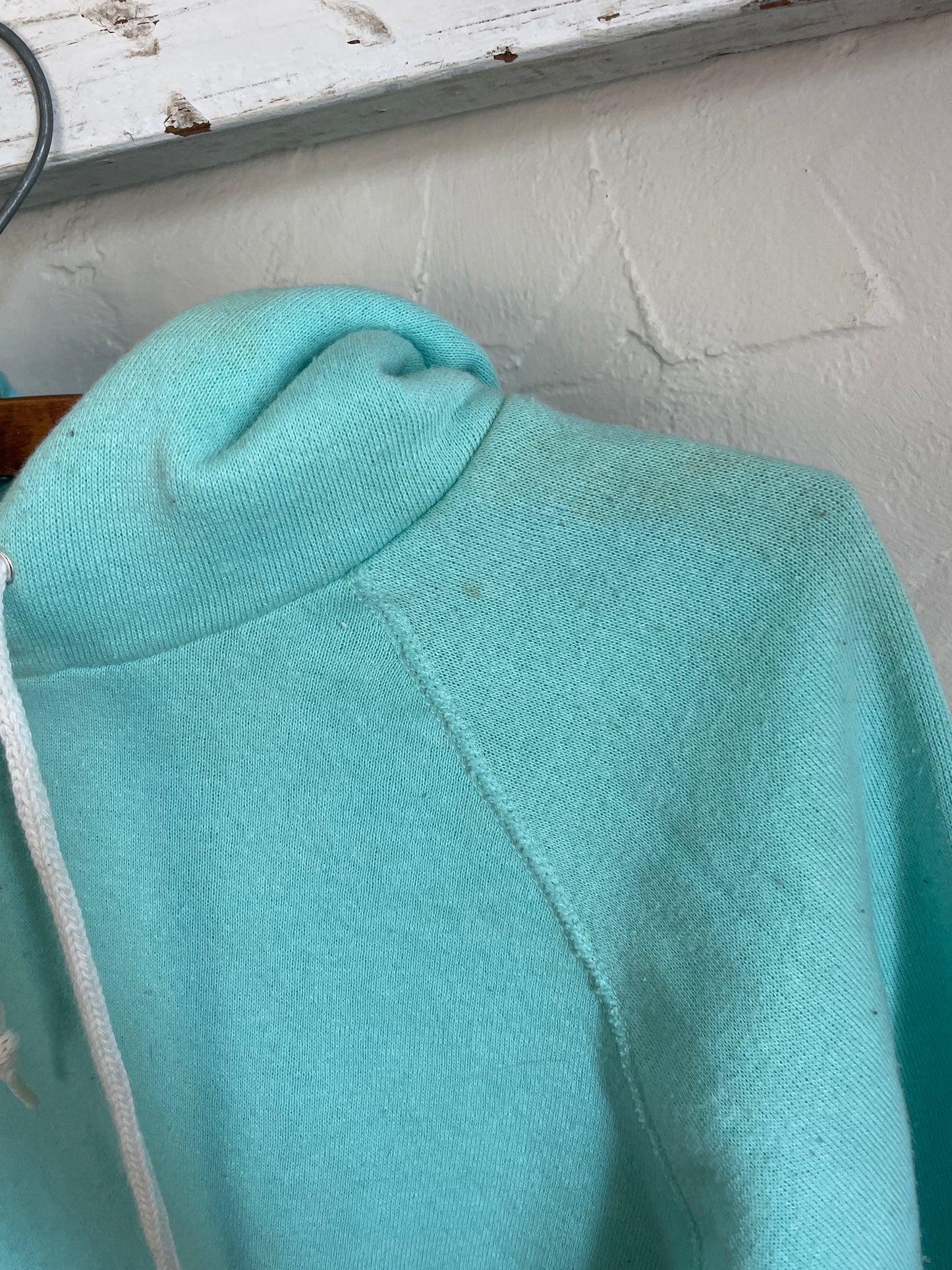 80s Teal Hoodie