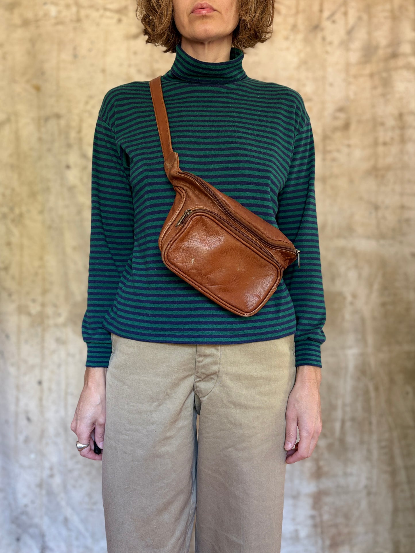 90s Leather Cross Body Bag