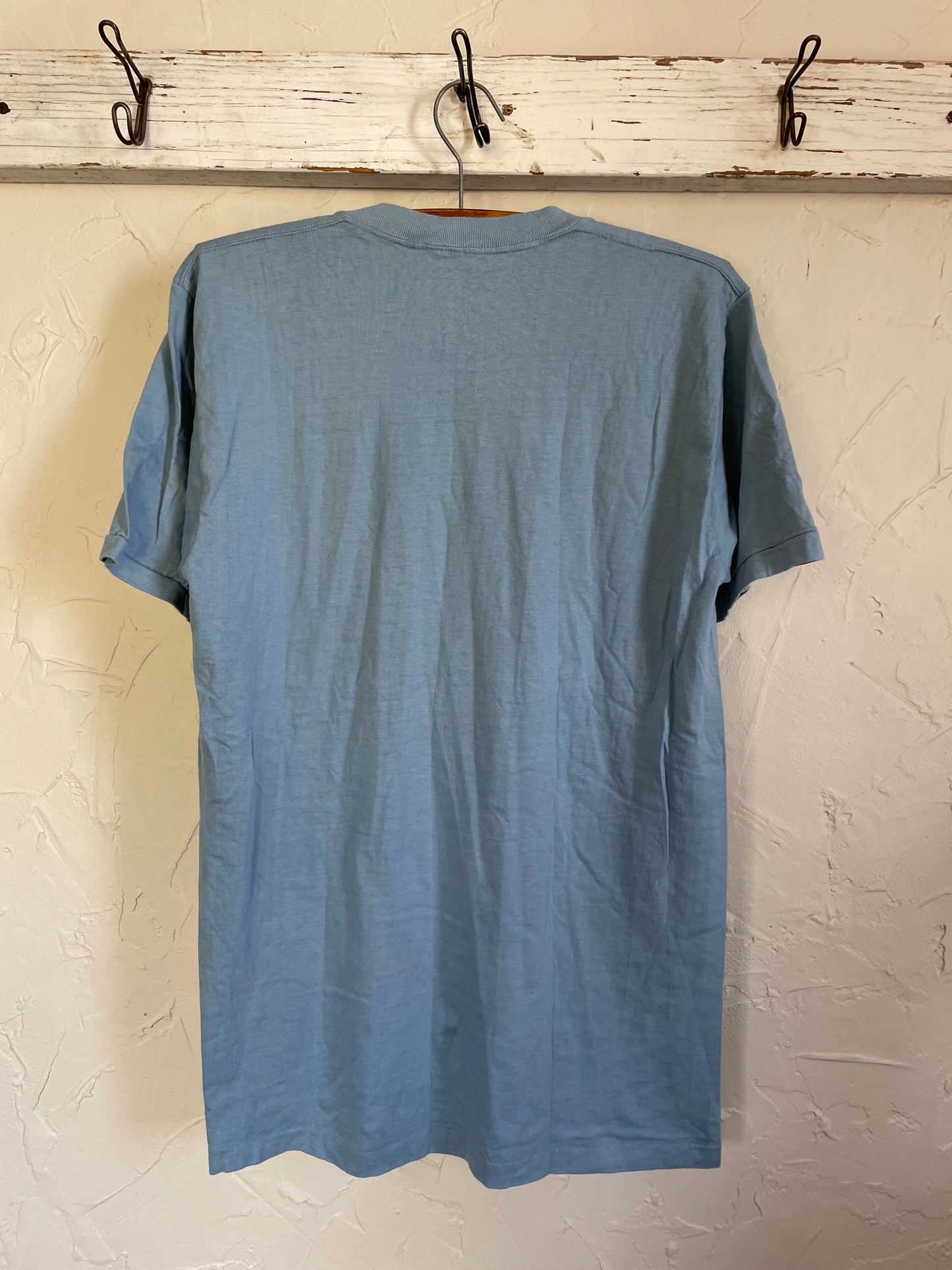 70s Blank Sky Blue Pocket Tee