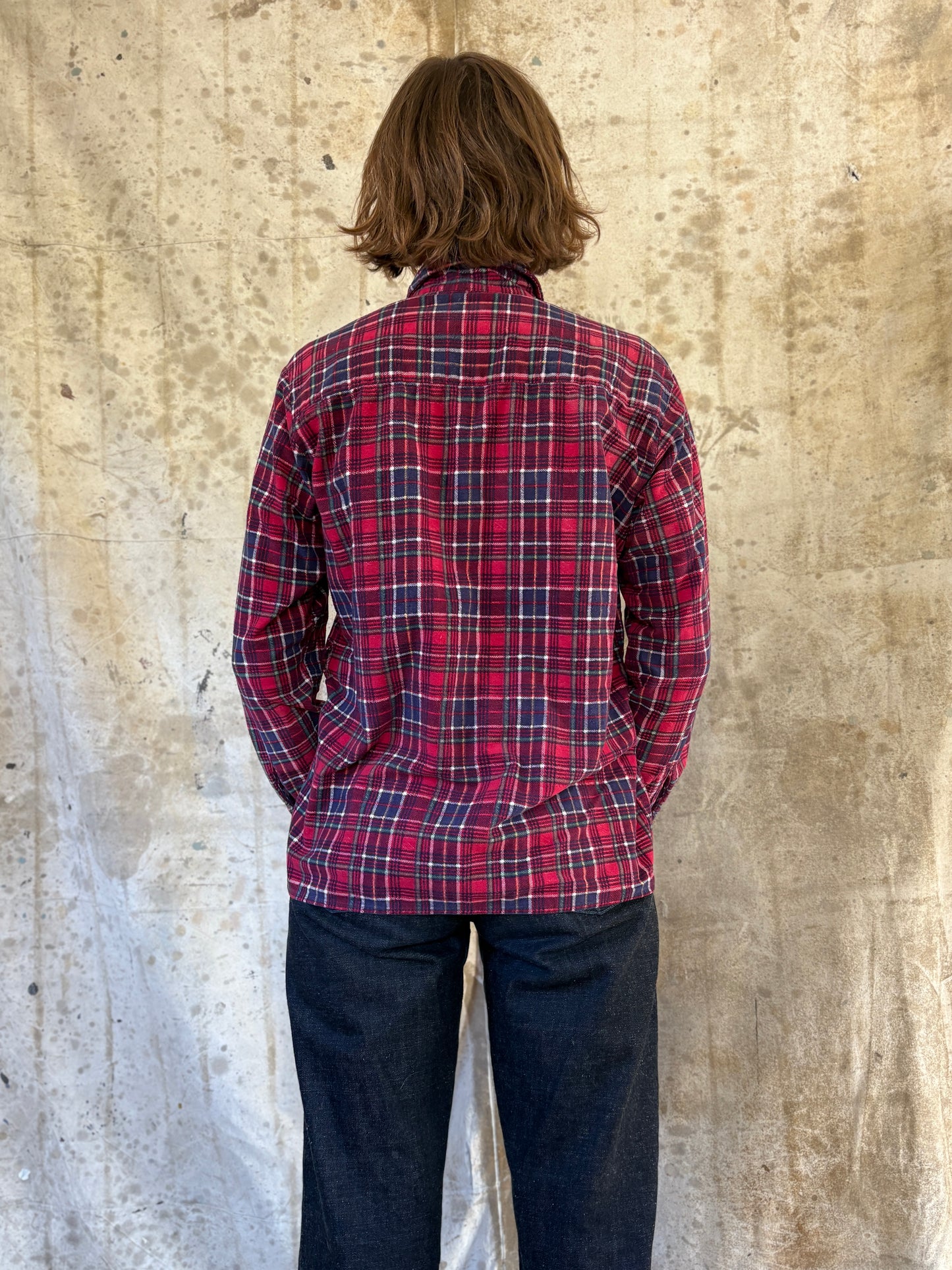 Vintage 90s Printed Cotton Flannel