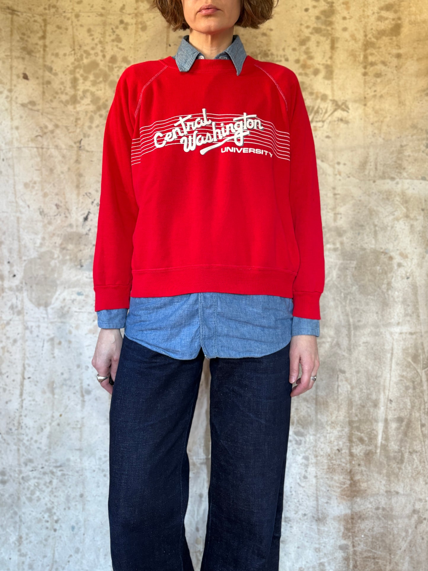 80s Central Washington University Sweatshirt