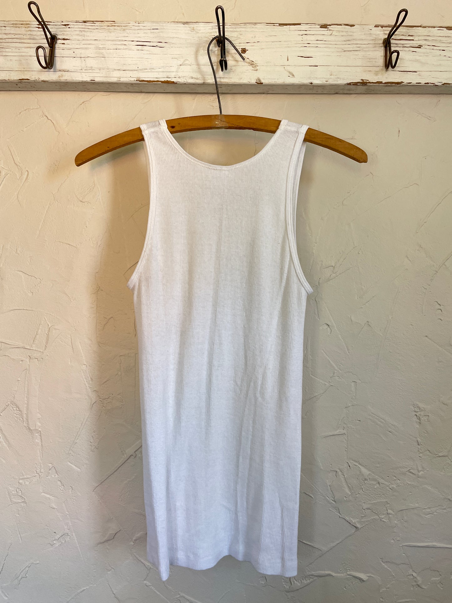 80s Plan White Tank Top