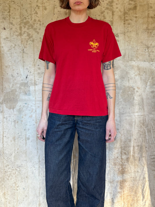 80s Boy Scouts BSA Camp Callaway Staff Tee