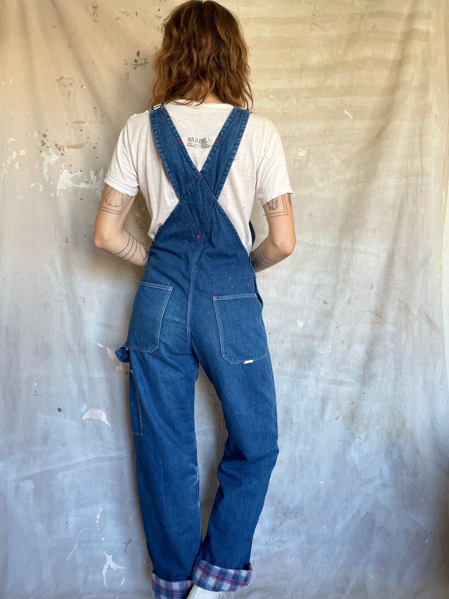 80s Madewell Flannel Lined Overalls