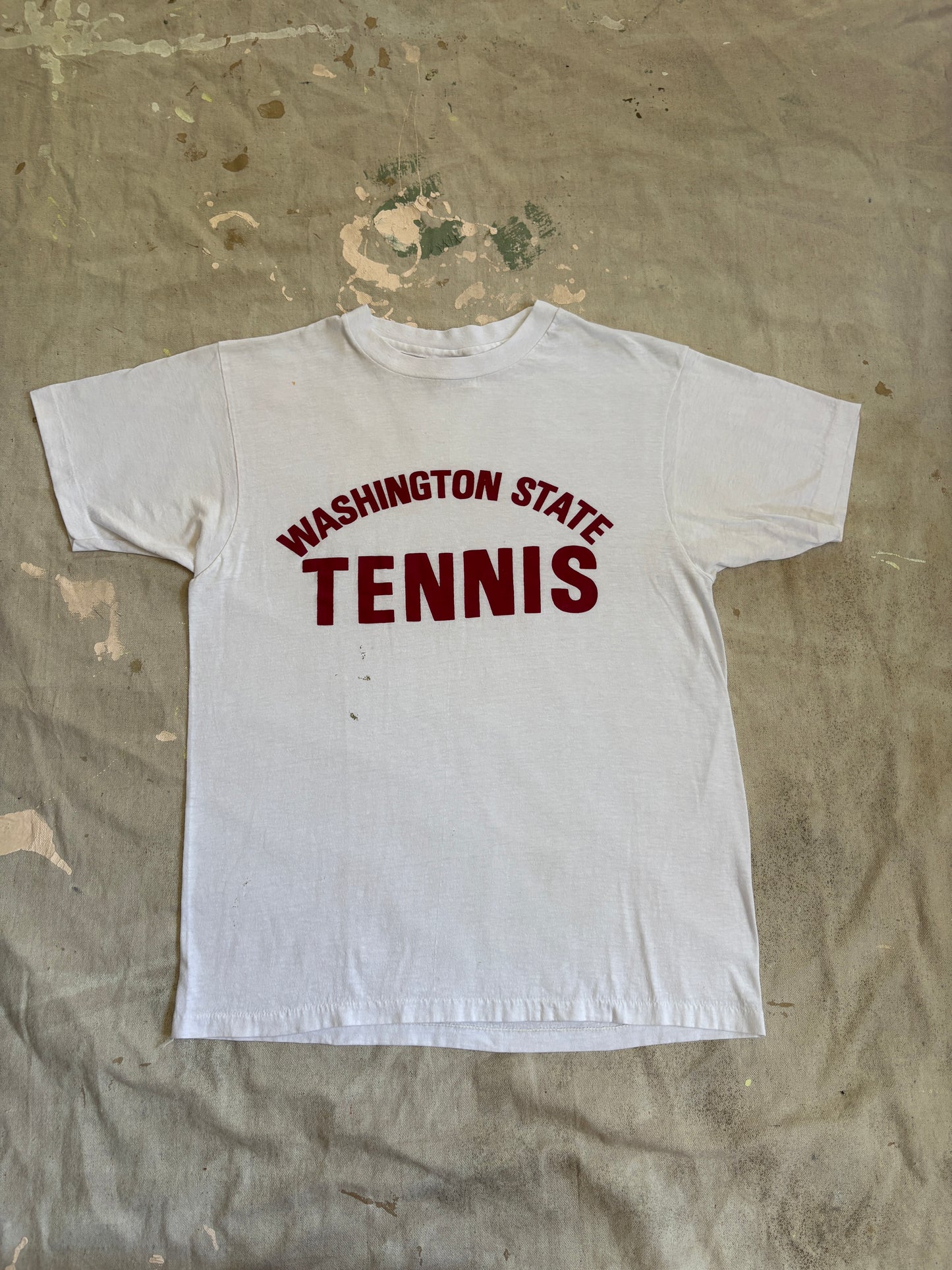 Vintage 80s WSU Washington State Tennis Tee