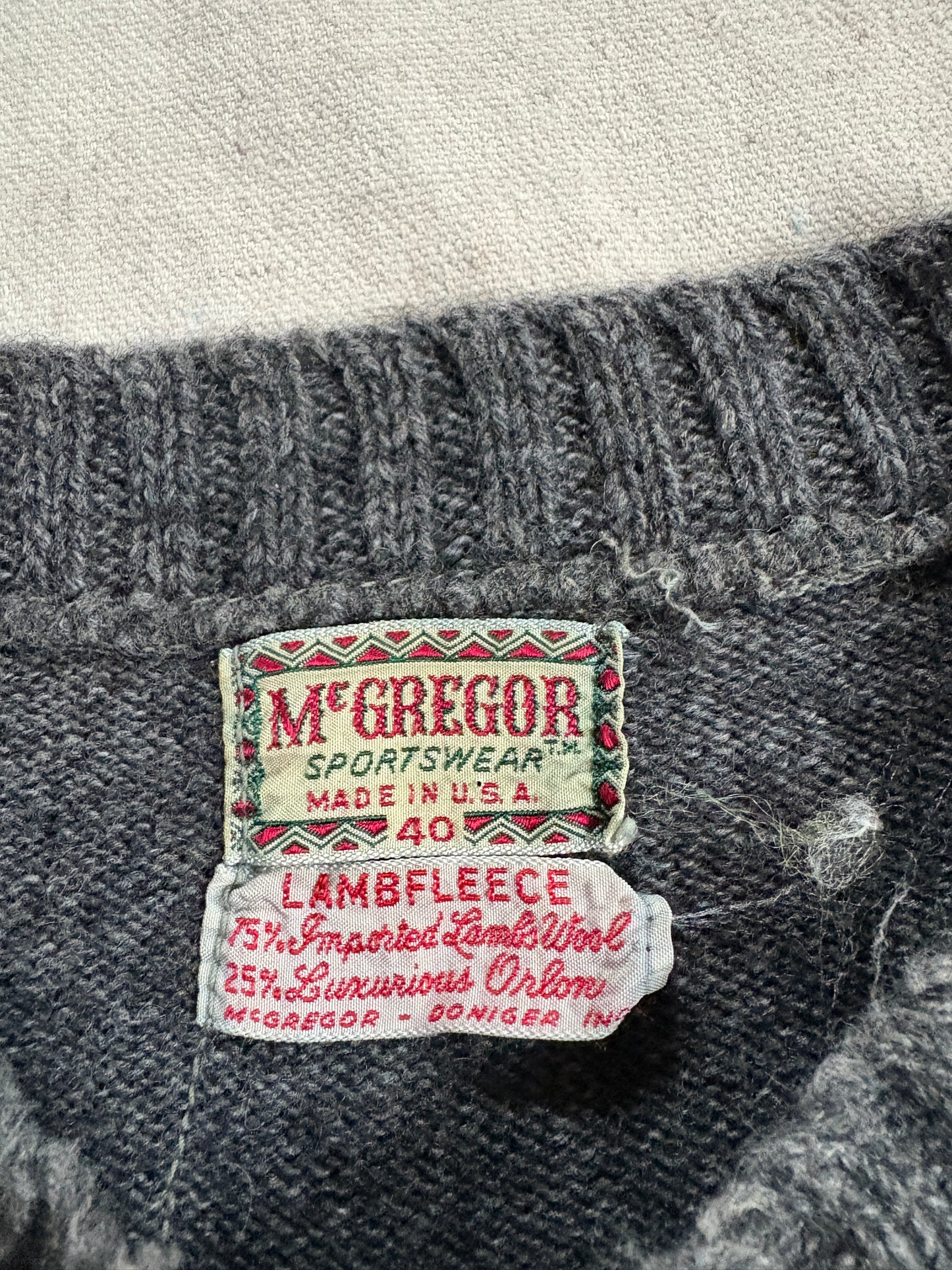 50s McGregor Lambfleece Sweater
