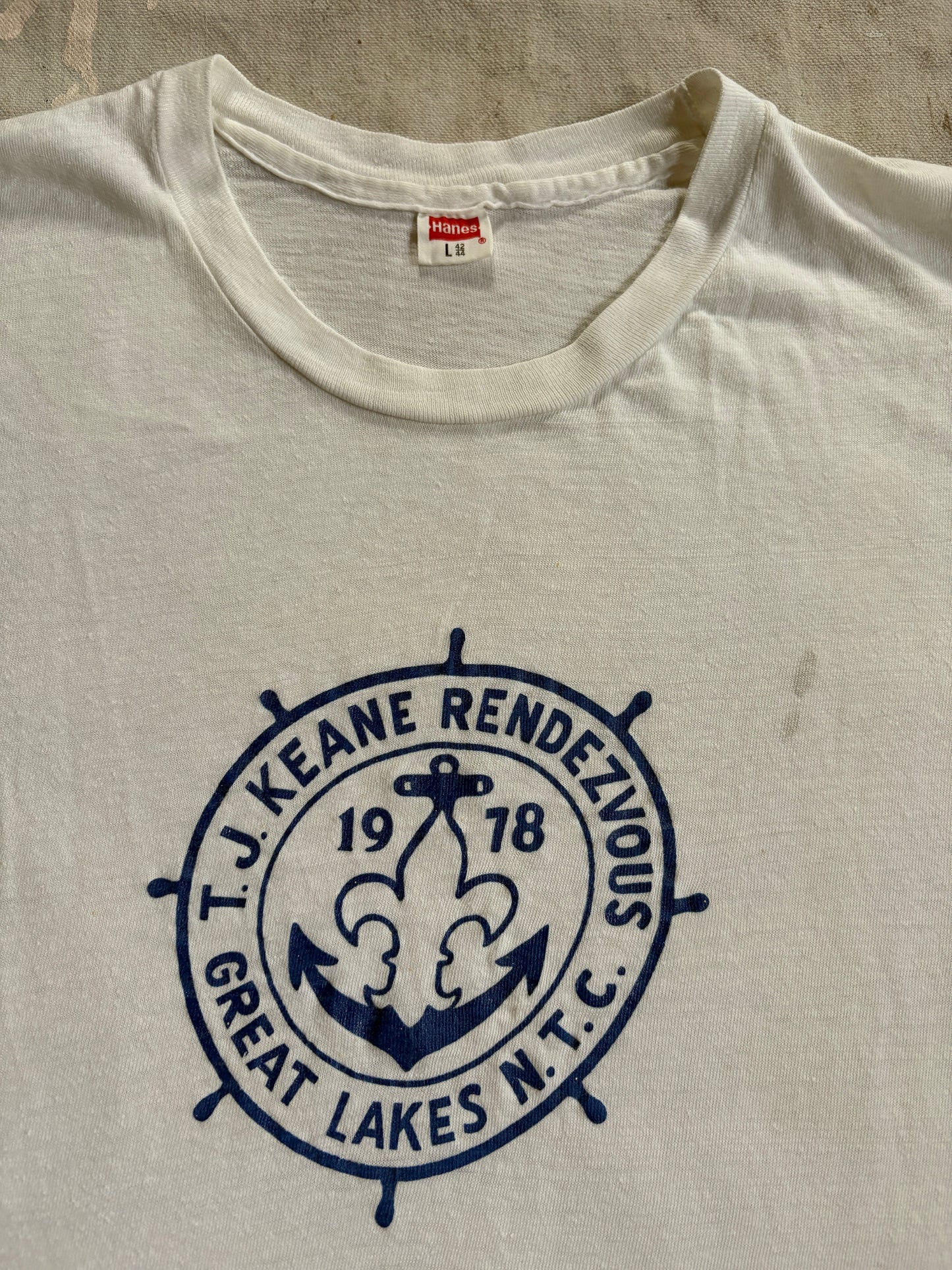 Vintage 70s TJ Keane Rendevous BSA Tee