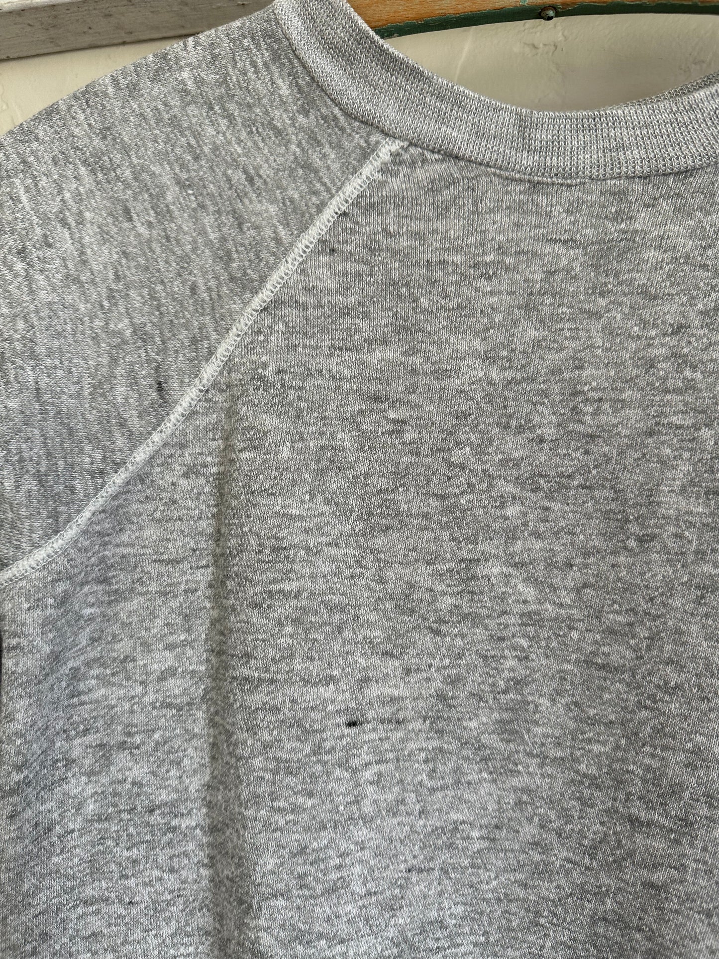80s Blank Heather Grey Sweatshirt