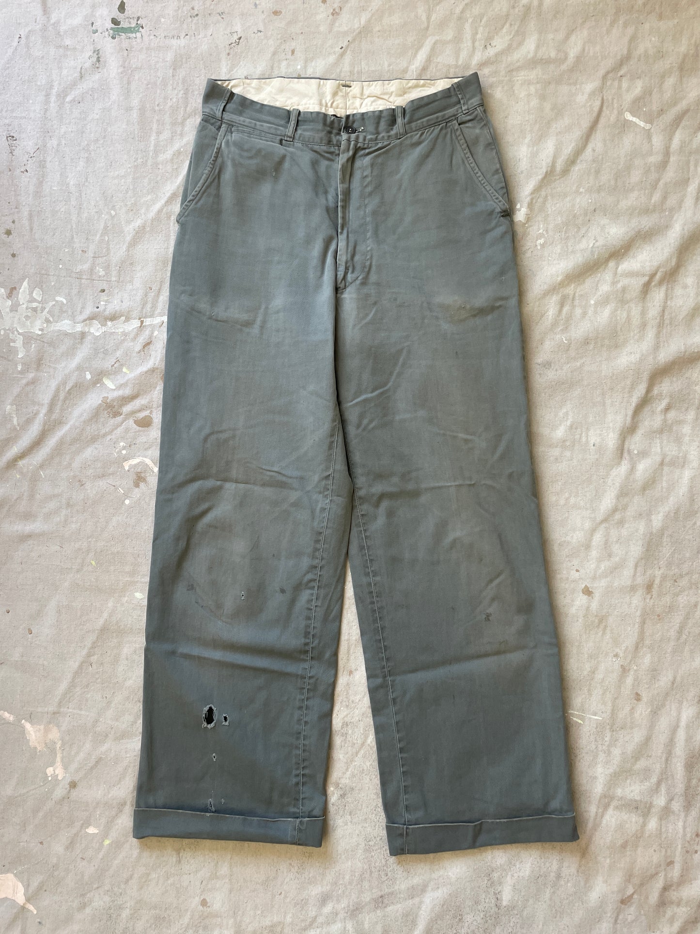 50s Penney’s Green/Gray Slacks