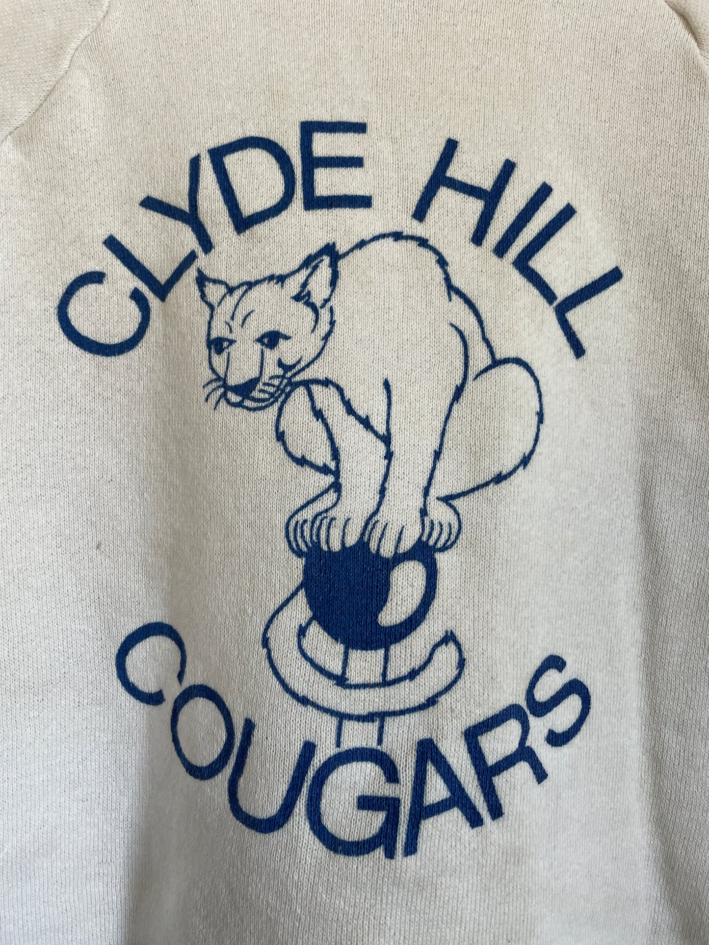 80s Clyde Hill Cougars Sweatshirt