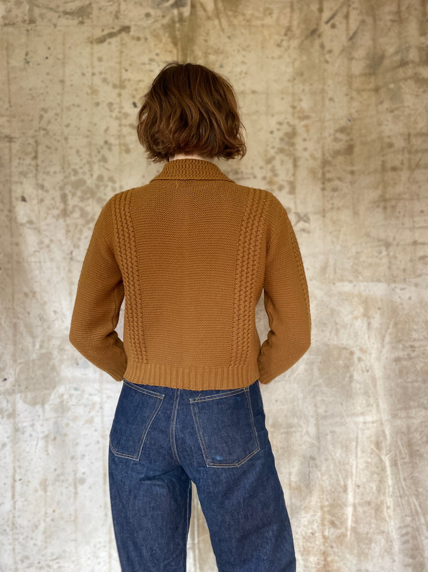 60s Ochre Sweater