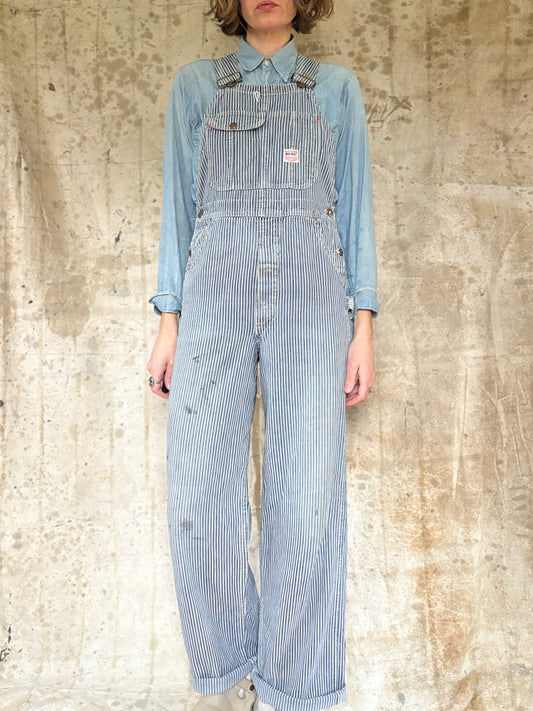 Vintage 40s Big Mac Liberty Stripe Overalls
