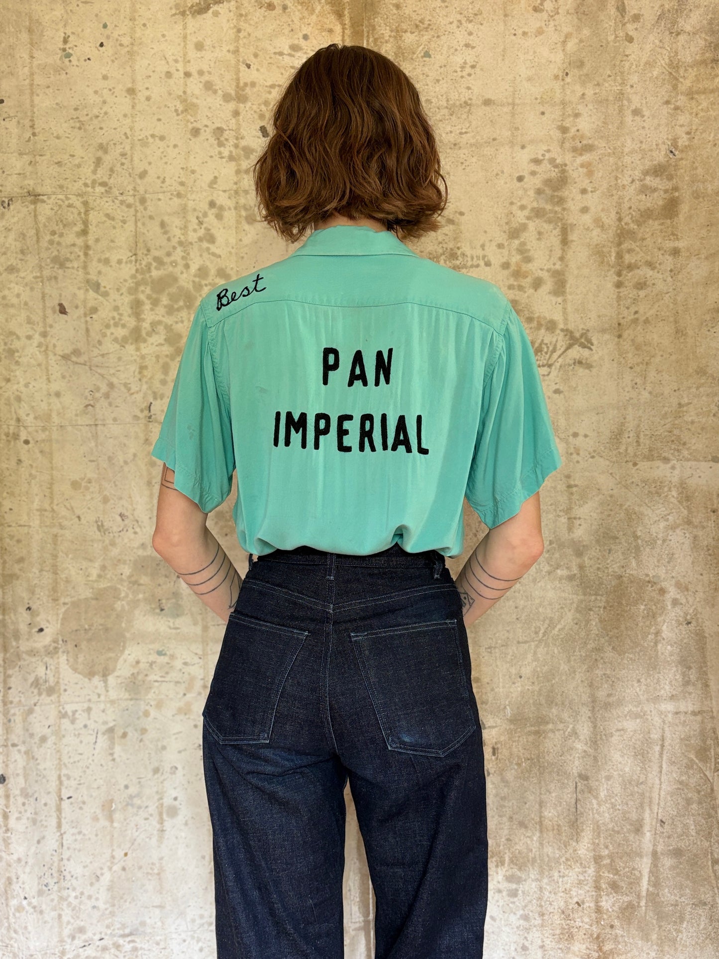 50s Pan Imperial Bowling Shirt