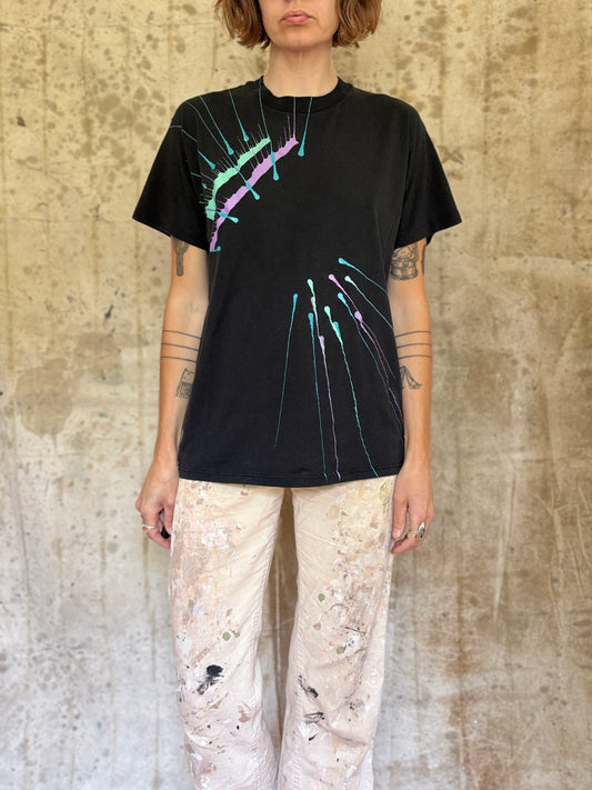 Vintage 80s Paint Splatter Tee