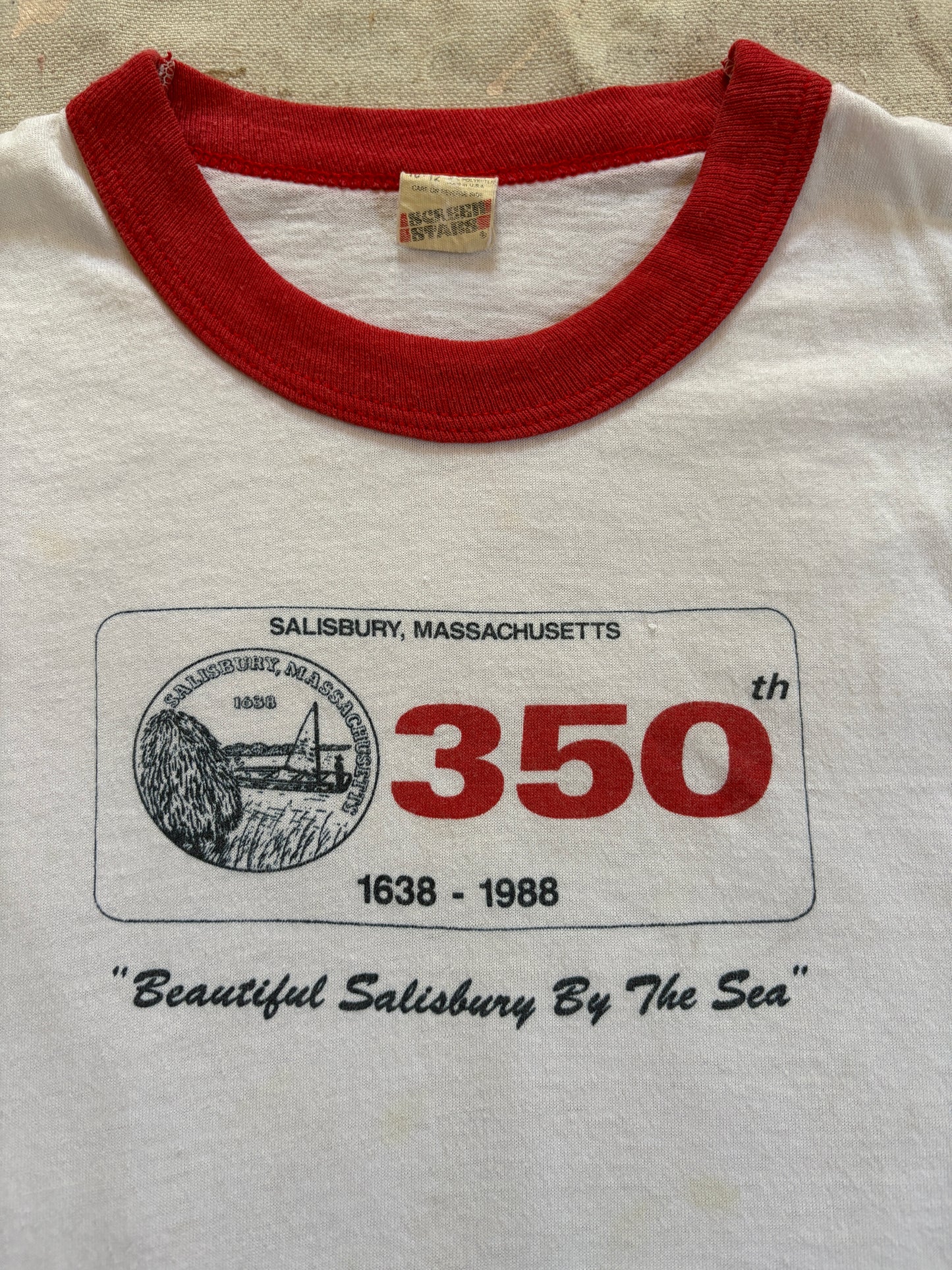 Vintage 80s Beautiful Salisbury By The Sea Tee