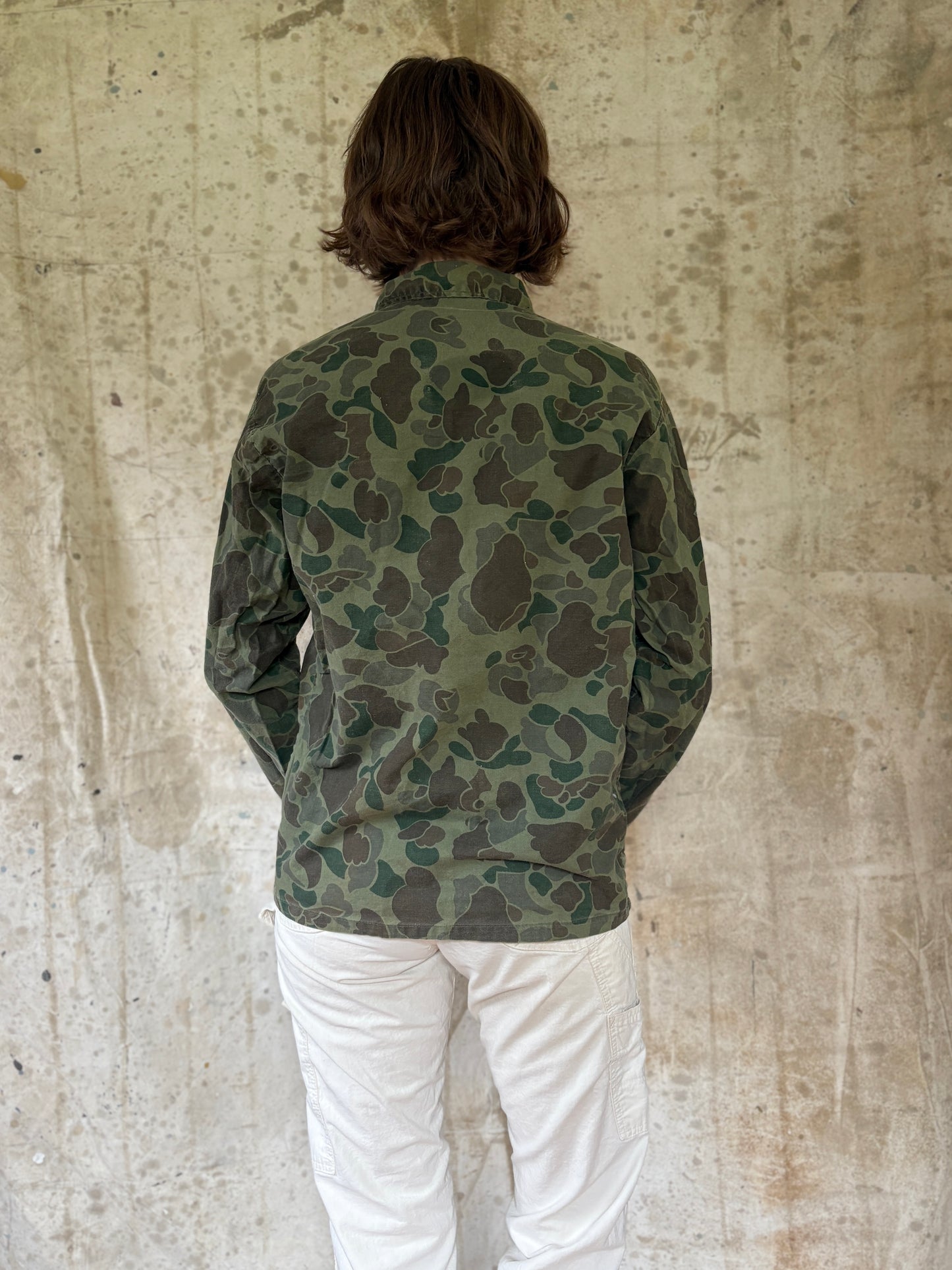 Vintage 80s Duck Camo Hunting Jacket