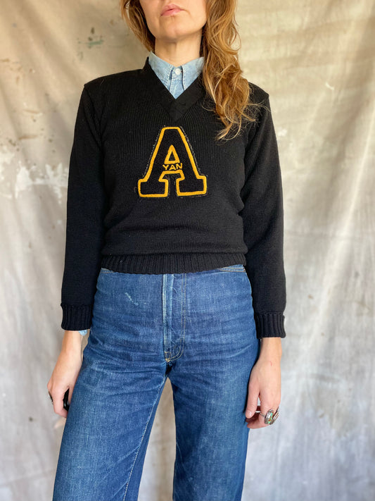 50s “A Van” Varsity Sweater