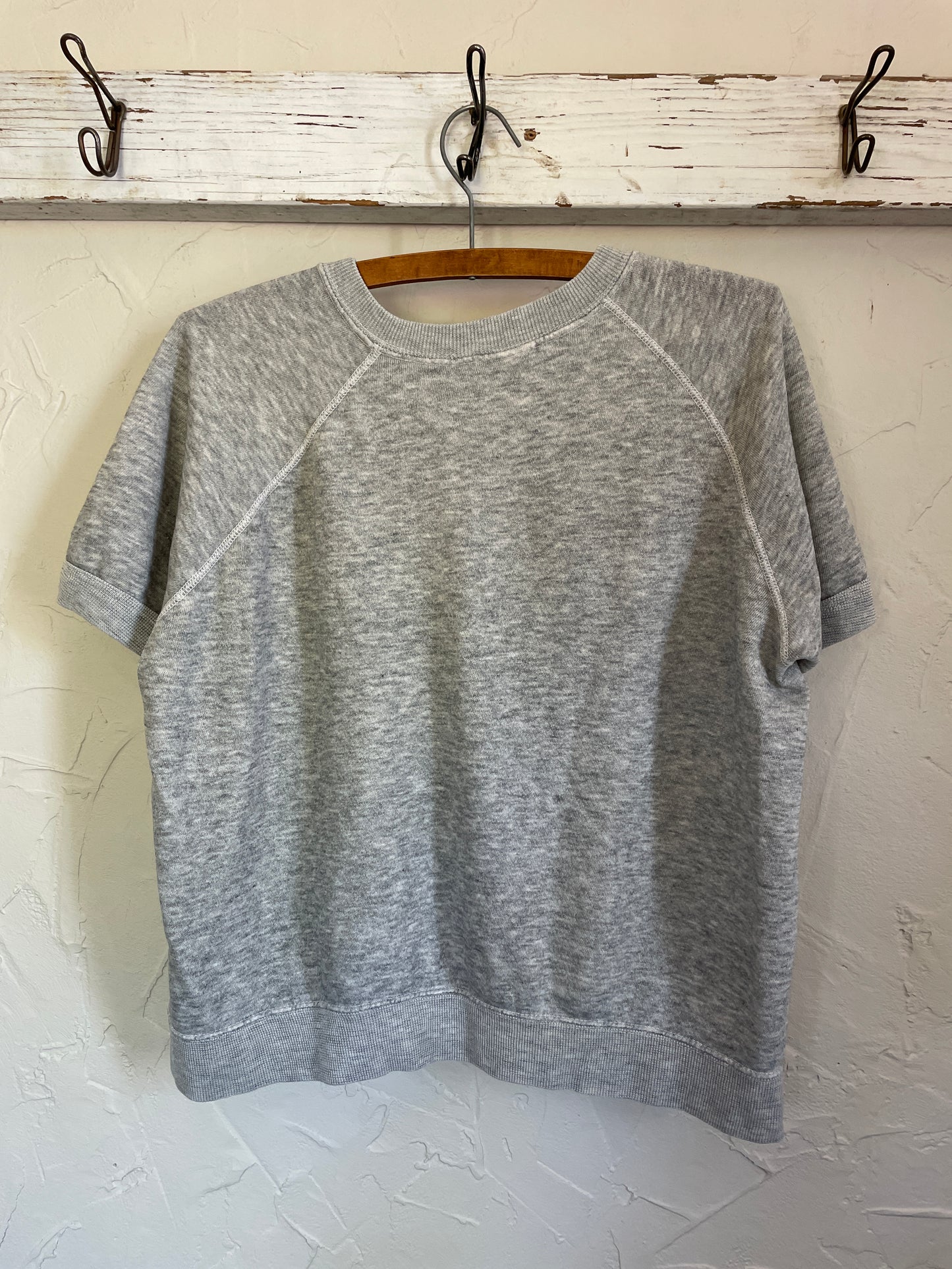 80s Blank Heather Grey Sweatshirt