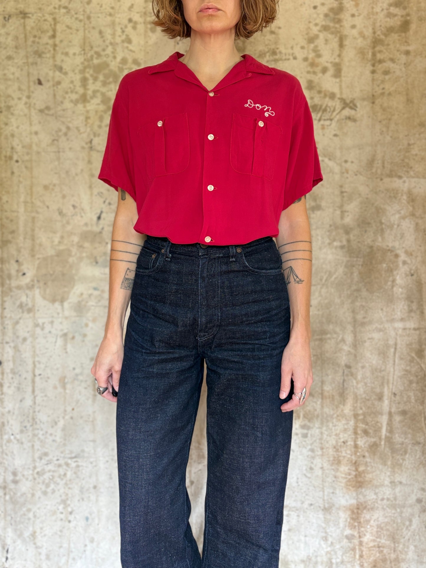 50s Marathon Bowling Shirt