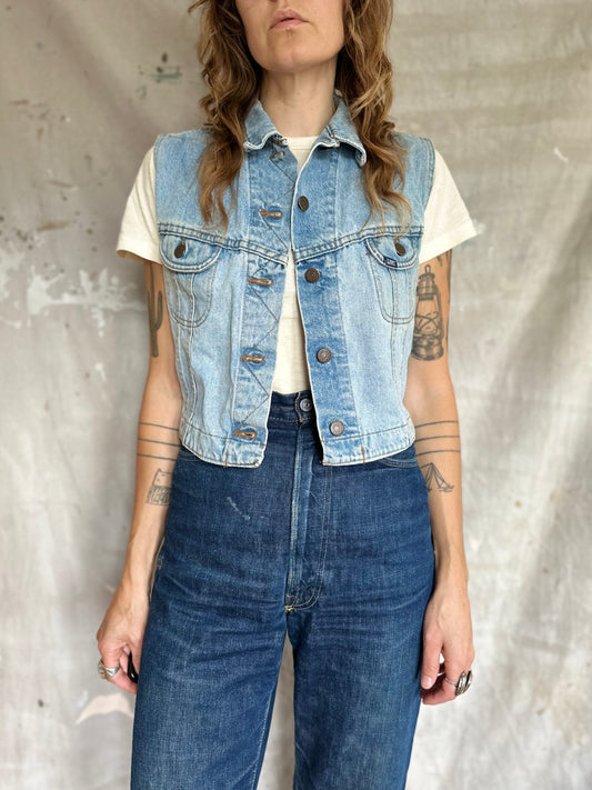 80s Lee Denim Vest