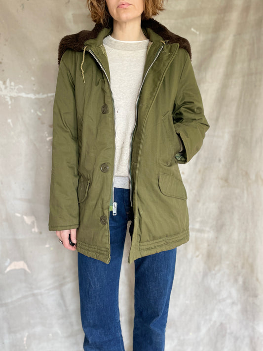 70s Army Green Parka