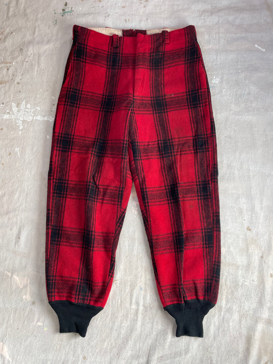 Vintage 70s Sears Roebuck Plaid Hunting Pants