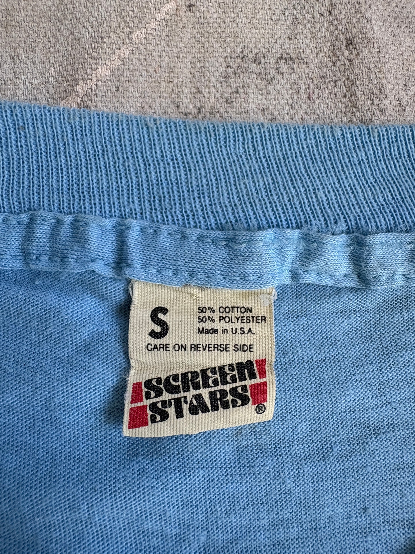 80s Star Twilight 5k Run Cropped Tee