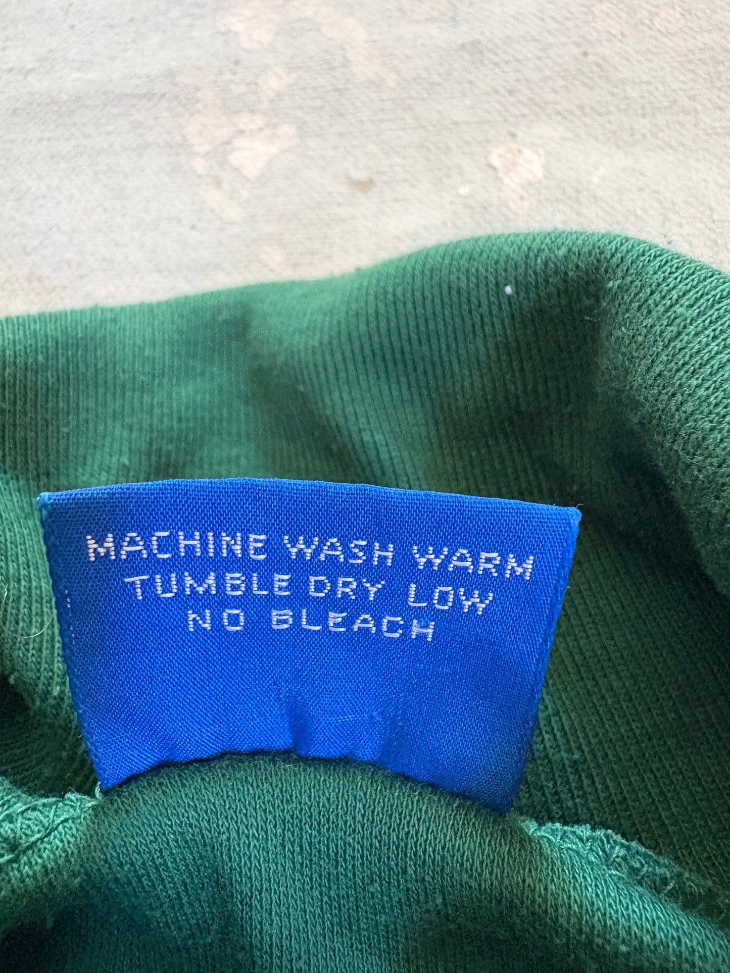 Vintage 90s Duofold Blank Evergreen Turtleneck