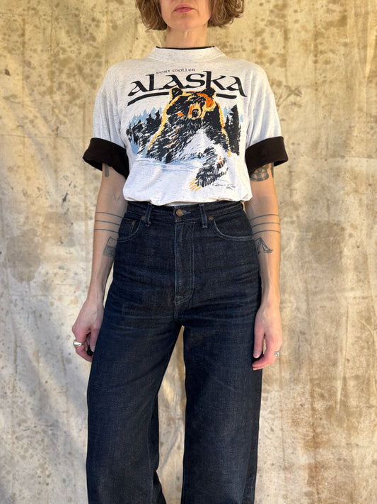 Vintage 90s Port Moller Alaska Bear Tee